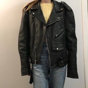 Cosa Nova leather biker jacket